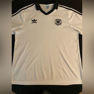 Adidas Black and White Germany soccer Shirt